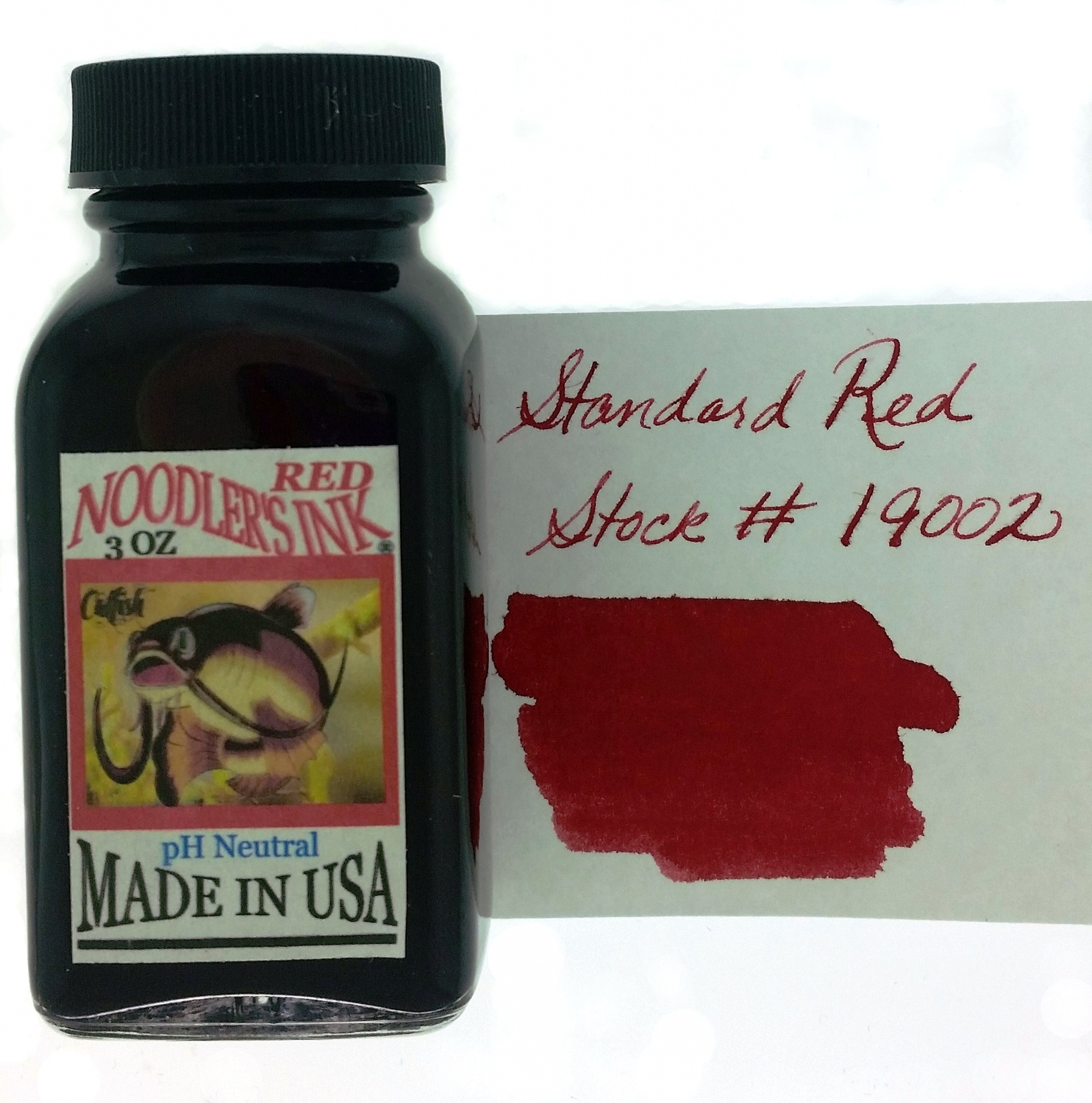  Noodler's Ink Fountain Pen Bottled Ink, 3oz - Park Red :  Office Products